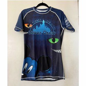 Disney Mickey Mouse Rash Guard with Cheshire Cat and Maleficant
